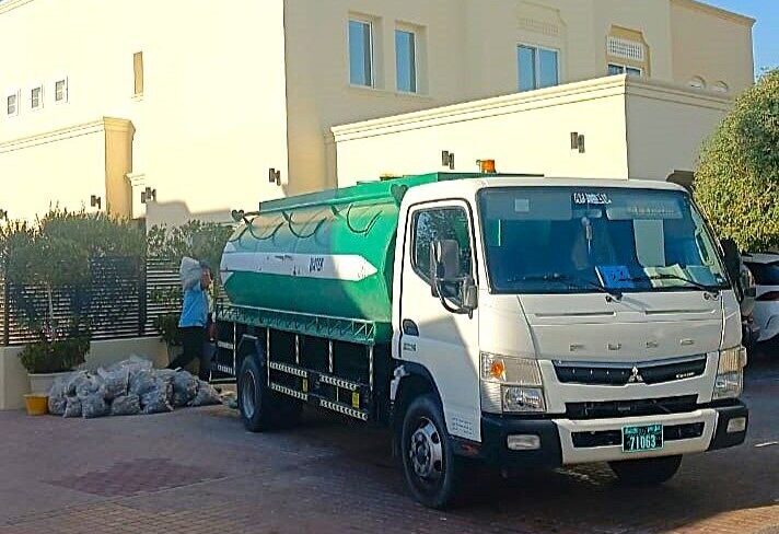 sweet water tanker delivery in dubai